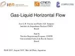 Gas-Liquid Horizontal Flow - slide 1