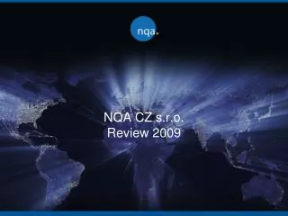 NQA CZ s.r.o. Review 2009