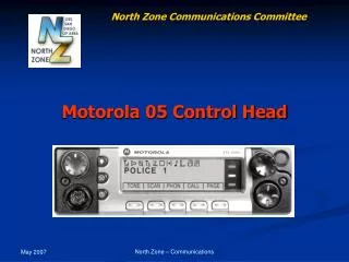 Motorola 05 Control Head
