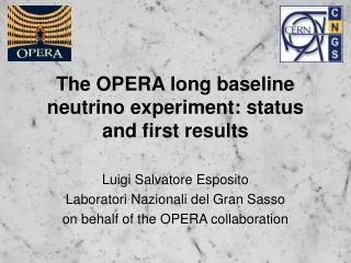 The OPERA long baseline neutrino experiment: status and first results