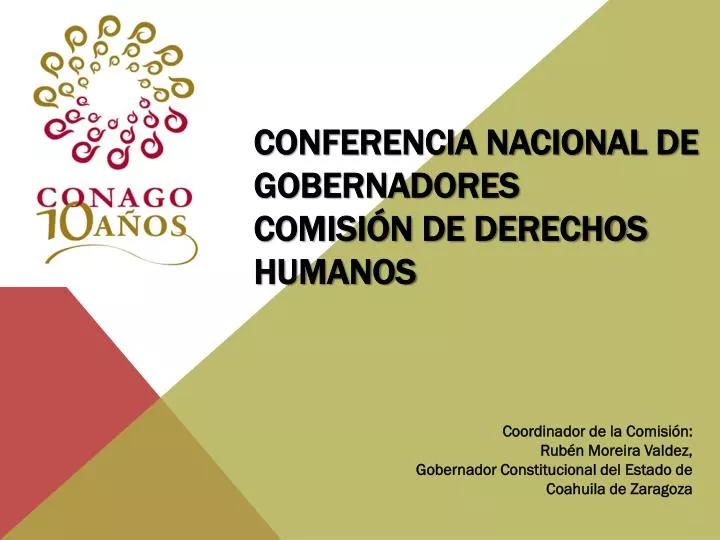 conferencia nacional de gobernadores comisi n de derechos humanos
