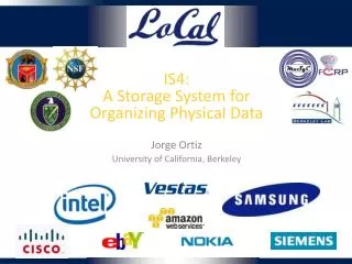 IS4: A Storage System for Organizing Physical Data