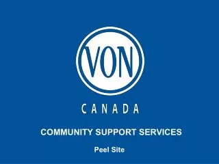 COMMUNITY SUPPORT SERVICES