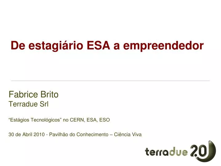 de estagi rio esa a empreendedor