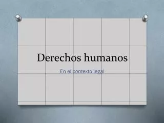 derechos humanos