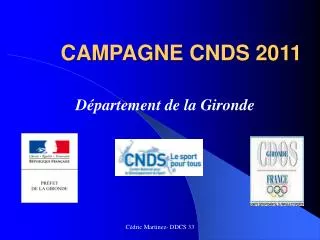 campagne cnds 2011