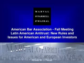 American Bar Association – Fall Meeting – Brussels