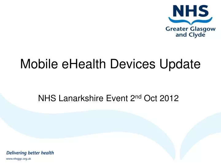mobile ehealth devices update