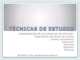 t cnicas de estudio