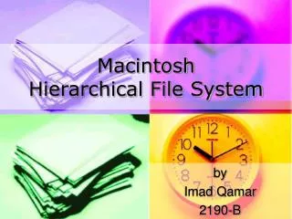 Macintosh Hierarchical File System