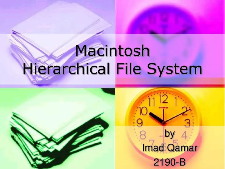 macintosh hierarchical file system