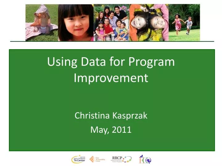 using data for program improvement