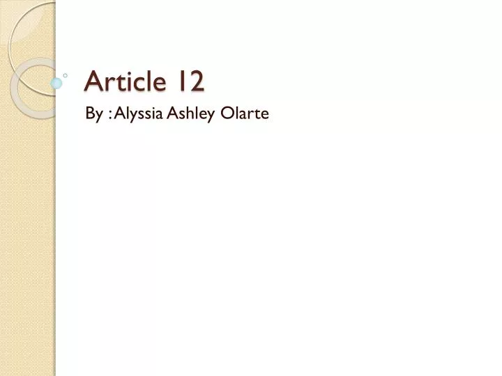article 12