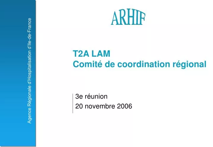 t2a lam comit de coordination r gional