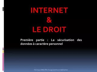 internet le droit