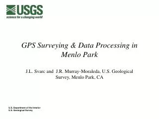 GPS Surveying &amp; Data Processing in Menlo Park