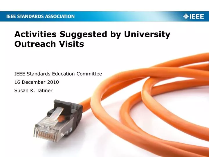 activities suggested by university outreach visits