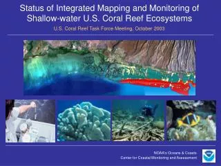 Status of Integrated Mapping and Monitoring of Shallow-water U.S. Coral Reef Ecosystems