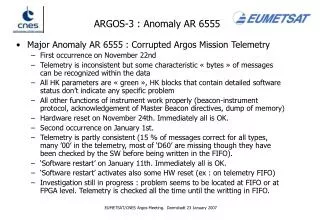 ARGOS-3 : Anomaly AR 6555