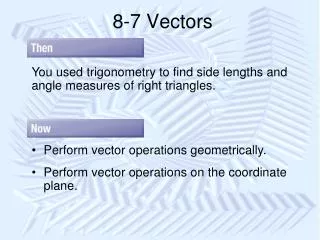 8-7 Vectors