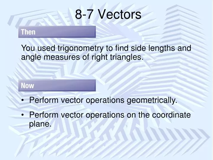 8 7 vectors