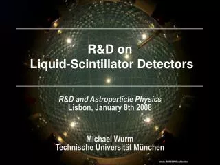 r d on liquid scintillator detectors