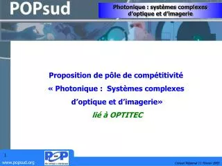 photonique syst mes complexes d optique et d imagerie