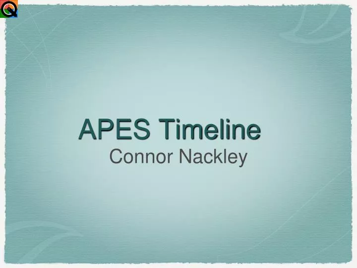 apes timeline
