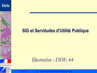 sig et servitudes d utilit publique