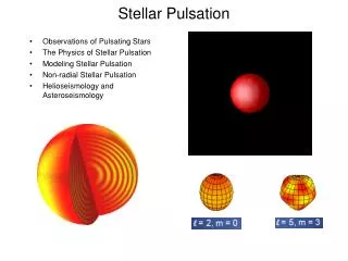 Stellar Pulsation