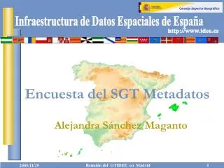 encuesta del sgt metadatos