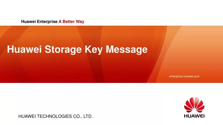 huawei storage key message