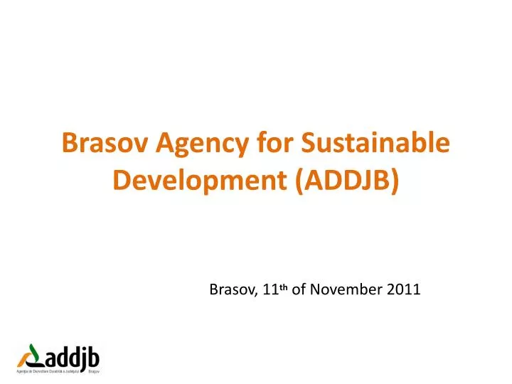brasov agency for sustainable development addjb