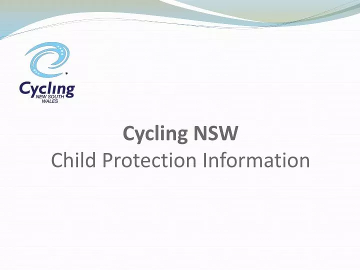 cycling nsw child protection information