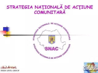 strategia na ional de ac iune comunitar