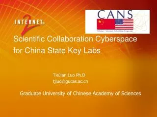 Scientific Collaboration Cyberspace for China State Key Labs
