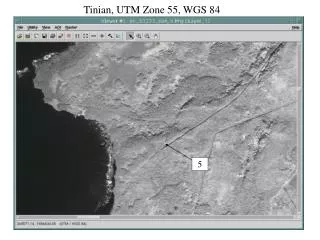 Tinian, UTM Zone 55, WGS 84