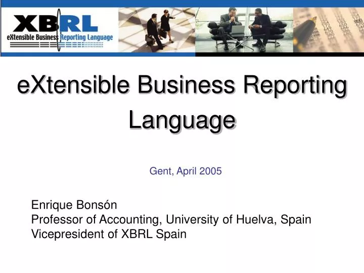 extensible business reporting language