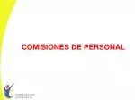 COMISIONES DE PERSONAL - slide 1