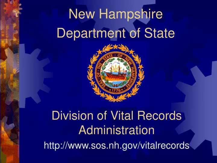 division of vital records administration http www sos nh gov vitalrecords