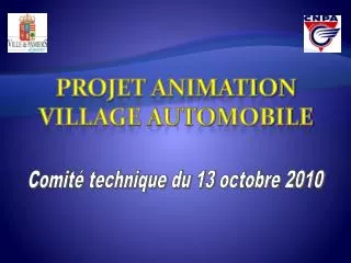 projet animation village automobile