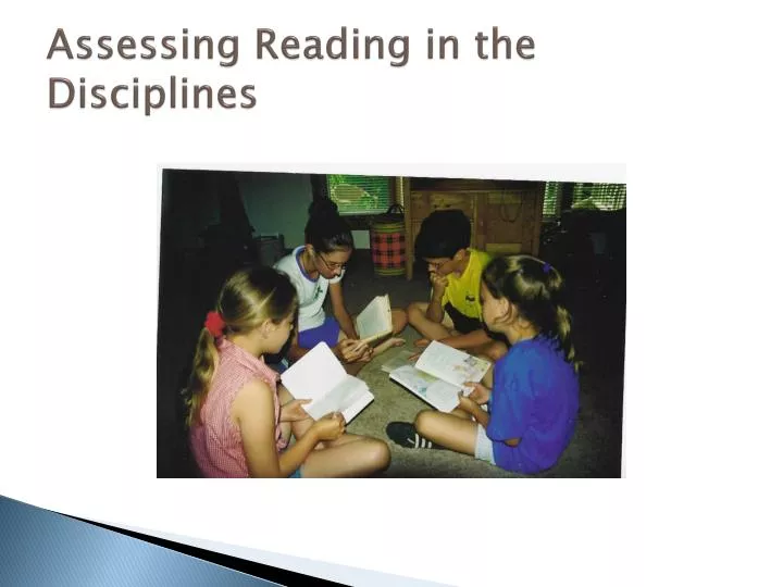 assessing reading in the disciplines