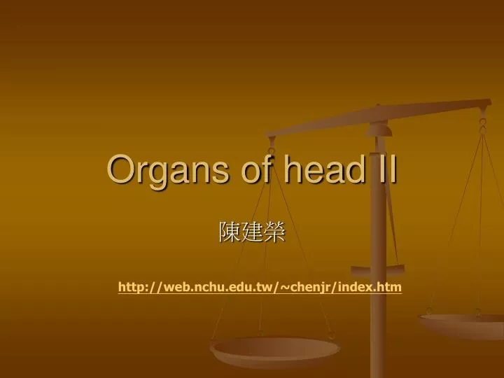 organs of head ii