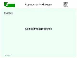 Comparing approaches