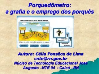 porqued metro a grafia e o emprego dos porqu s