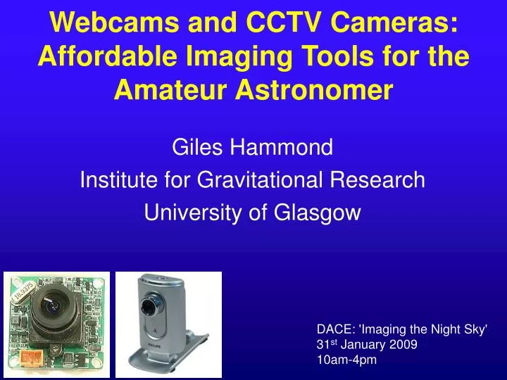 giles hammond institute for gravitational research university of glasgow