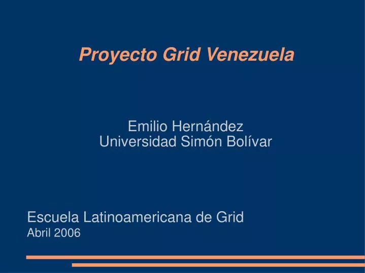proyecto grid venezuela