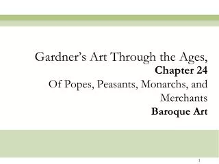 Gardner’s Art Through the Ages,