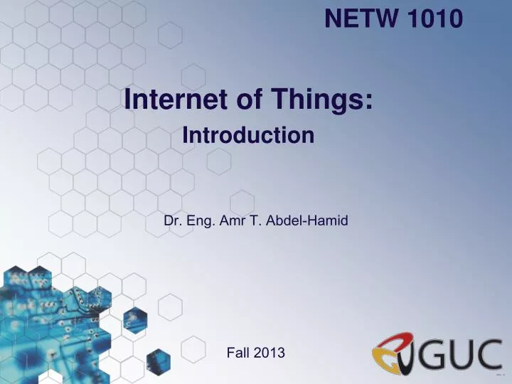 internet of things introduction