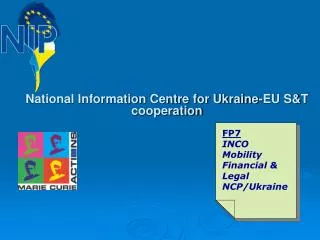 National Information Centre for Ukraine-EU S&amp;T cooperation